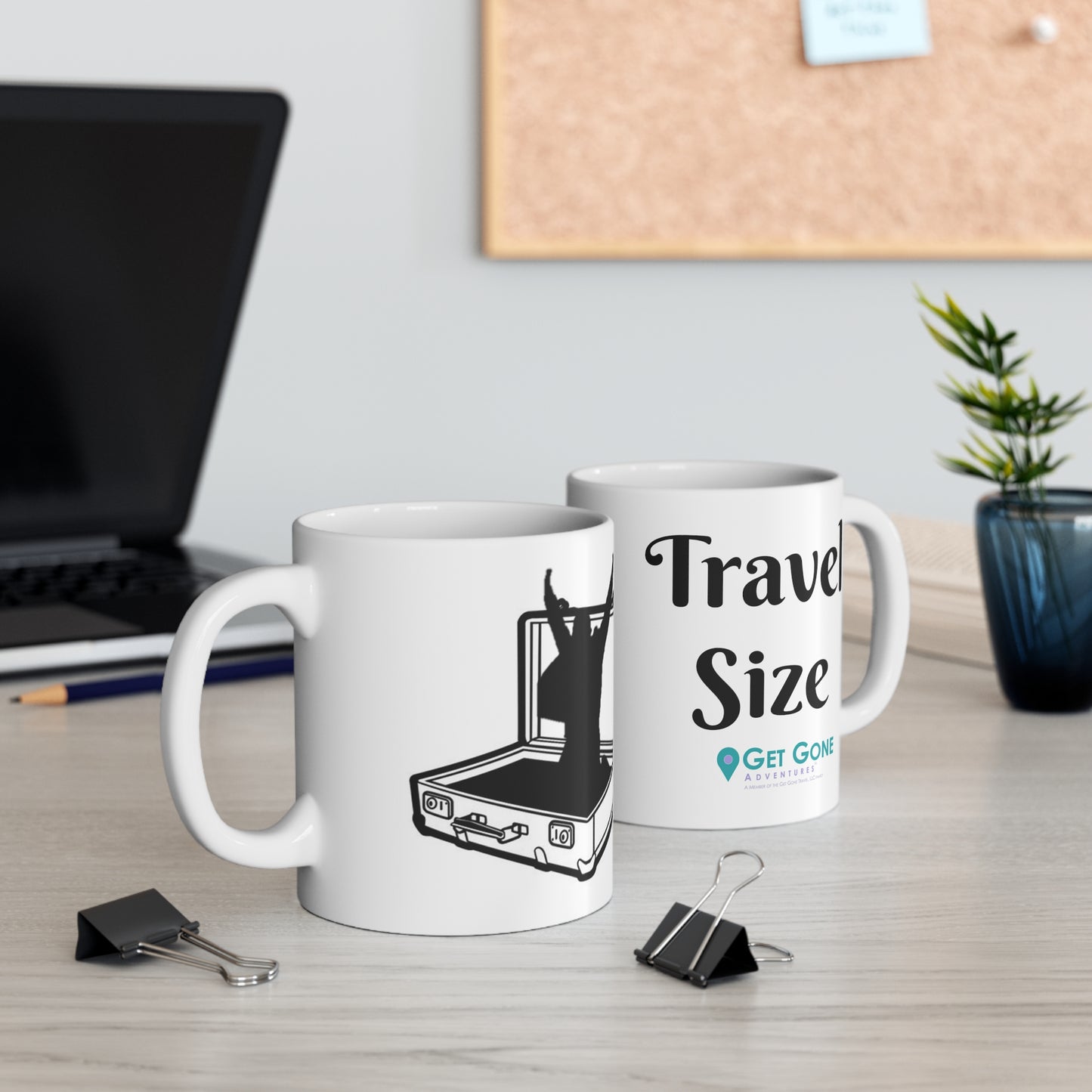Travel Size Ceramic Mug 11oz