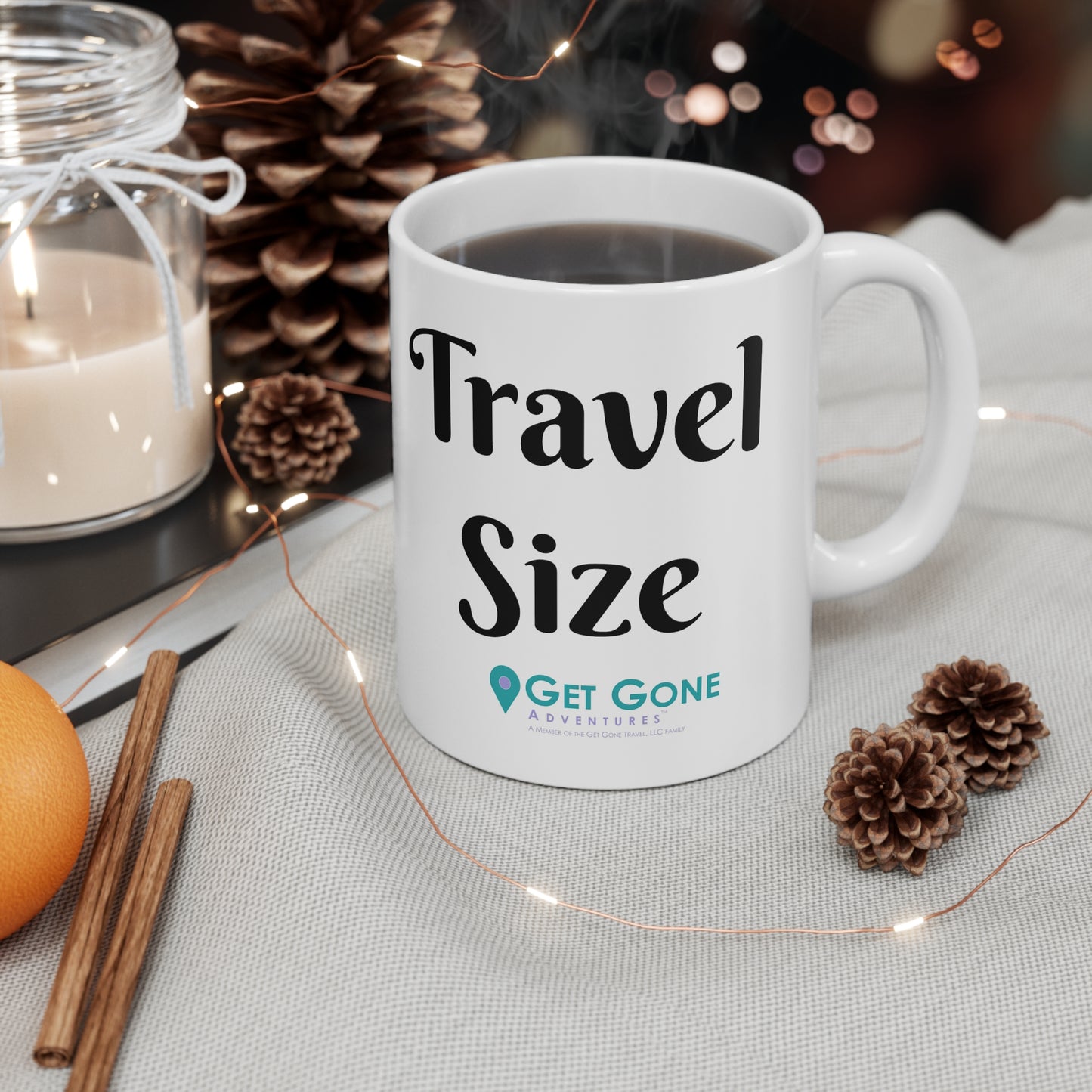 Travel Size Ceramic Mug 11oz